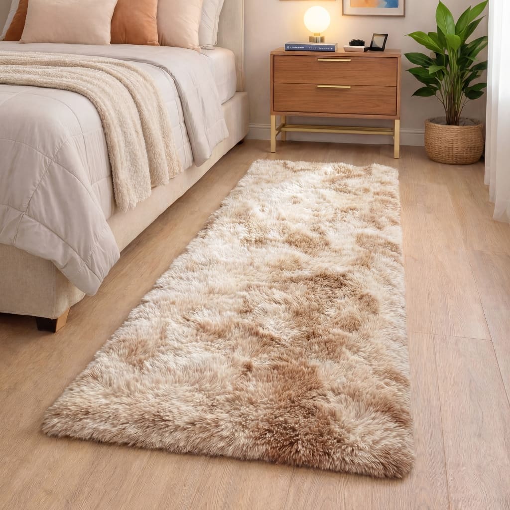 Tapete Passadeira 2,00 x 0,60 Corredor Quarto Sala Beira de Cama Felpudo Peludo